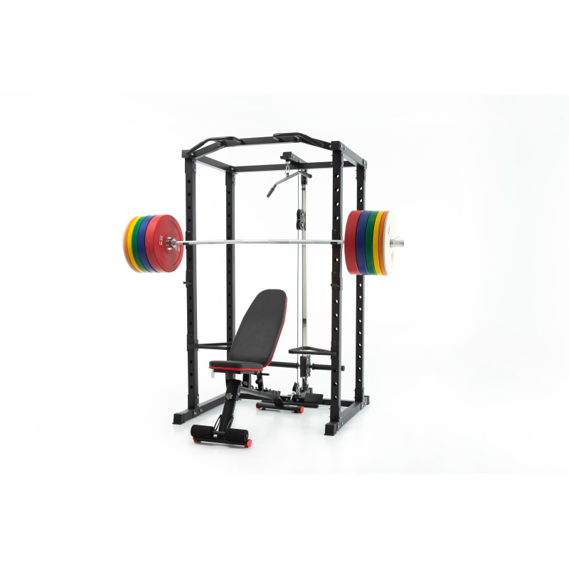 Home Gym Trainer - ユニセックスホームジム多機能トレーナースクワットラックマシンモダンパワーケージ（マルチステーション付き）