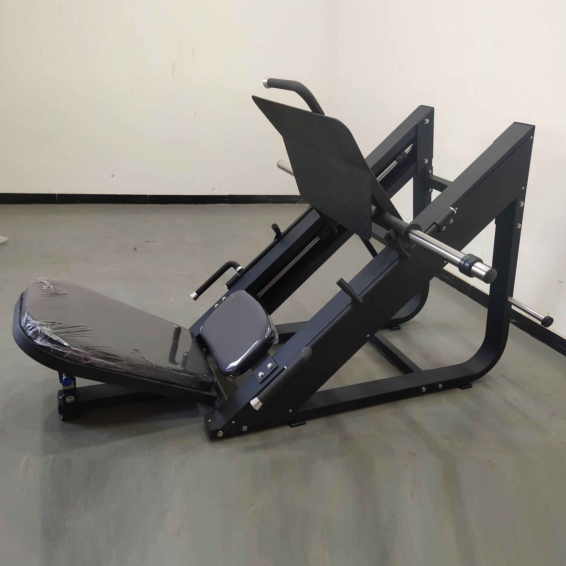 Vertical Leg Press - 45度レッグプレスハックスクワットマシン、デュアル機能ホームジム、臀部、脚、背中用筋力トレーニング、業務用グレード