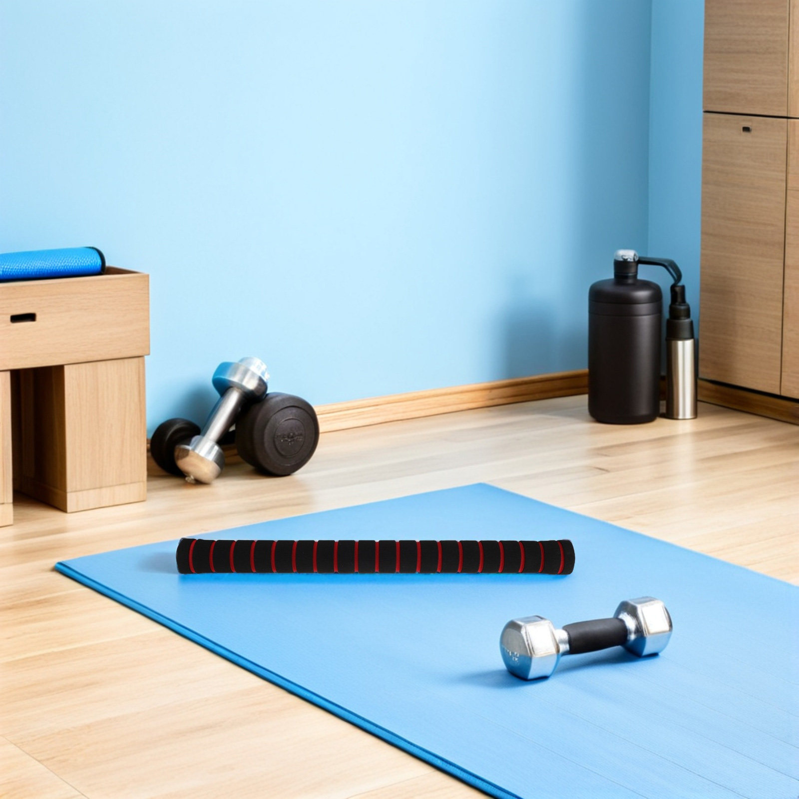 Home Gym No Equipment - 2個入りダンベル接続ロッドフォームグリップダンベルバーベルコンバーターバー、ホームジム筋力トレーニング機器用