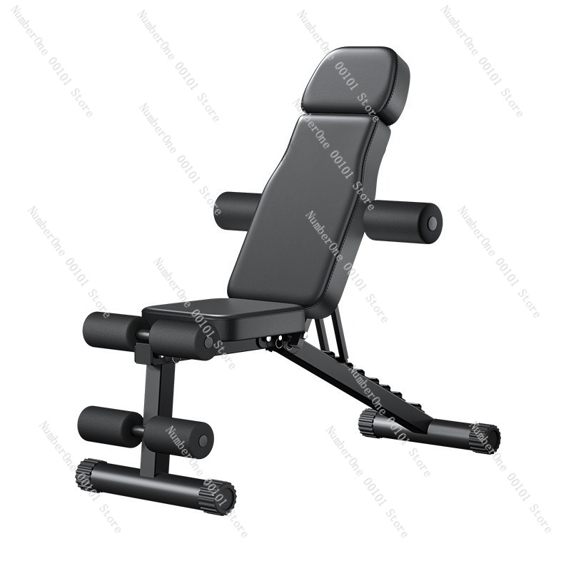 Home Gym Trainer - ダンベルフィットネスチェア、多機能折りたたみ式ワークアウトベンチ、腹筋トレーナーと腕立て伏せチェア、ホームジムエクササイズ機器