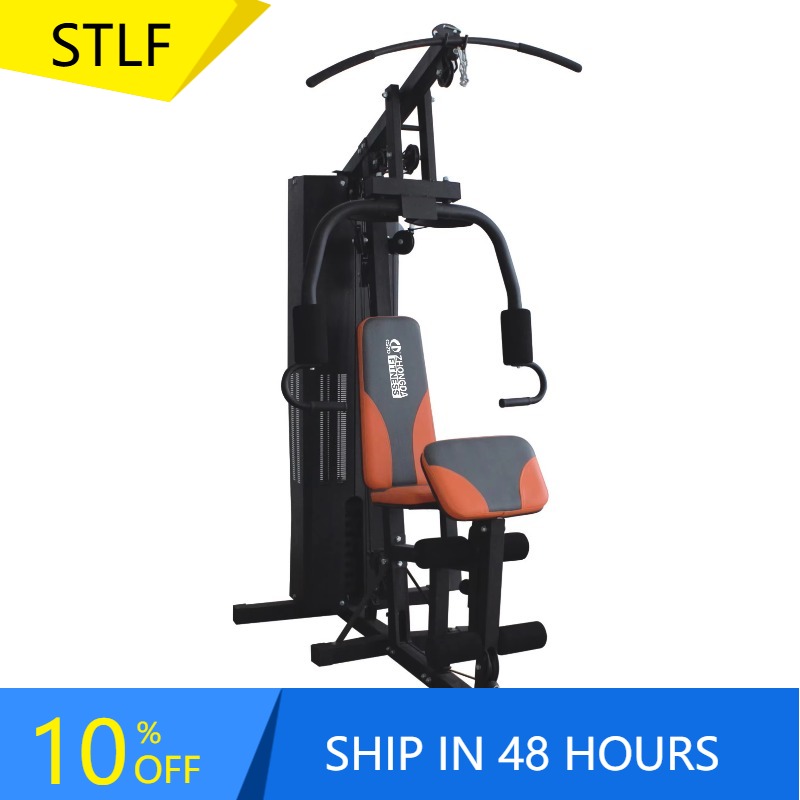 Home Gym Cable Machine With Weight Stack - YTYINユニセックス調整可能ウェイトスタックケーブルクロスオーバー多機能ホームジムエクササイズマシン（胸筋・背筋強化用）
