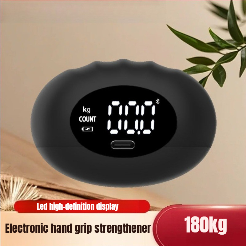 Home Gym Garden - 人間工学に基づいた 180kg デジタルハンドダイナモメーター電子握力計 LCD フォースメーターホームジム筋肉コアトレーニング機器