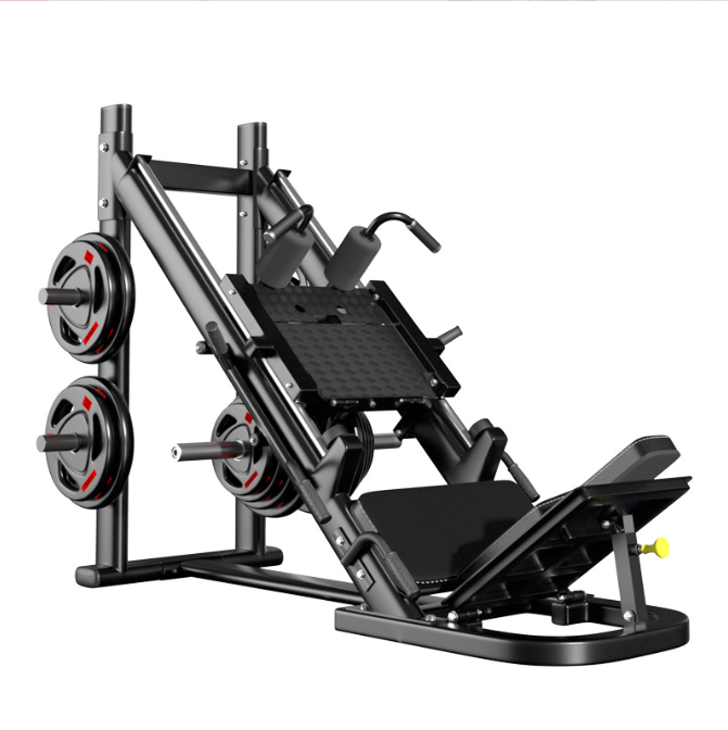 Vertical Leg Press - 業務用ホームフィットネス機器 男女兼用 ハイウエストレッグプレス ハックスクワットマシン 脚の筋力トレーニング用