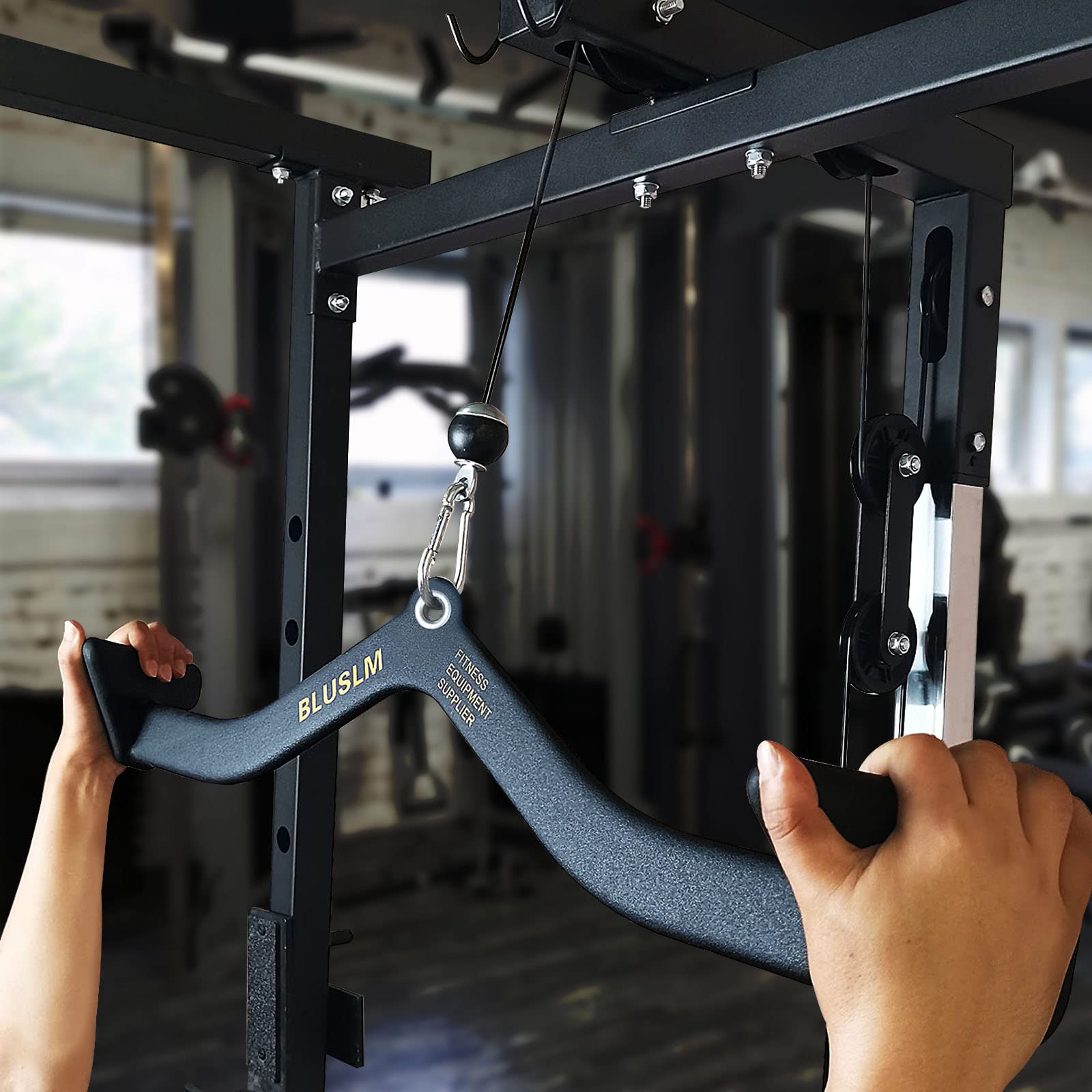 ホームジムフィットネスラットプルダウンハンドルグリップトレー - Home Gym Lat Pulldown のレビューと価格