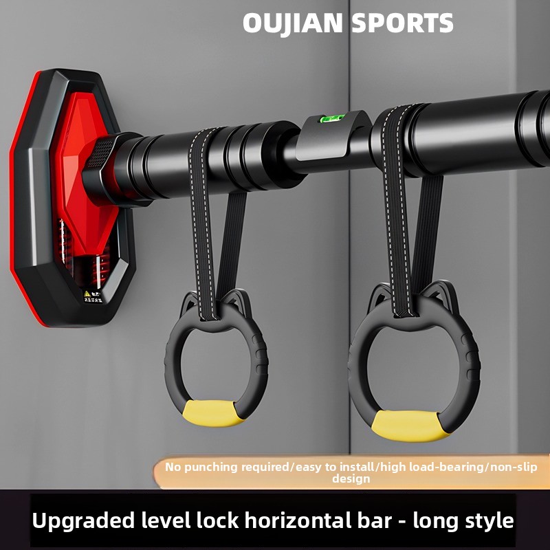 室内用ドア枠マウント式懸垂バー、穴あけ不要、吊り下げリング付 - Home Gym Garden のレビューと価格
