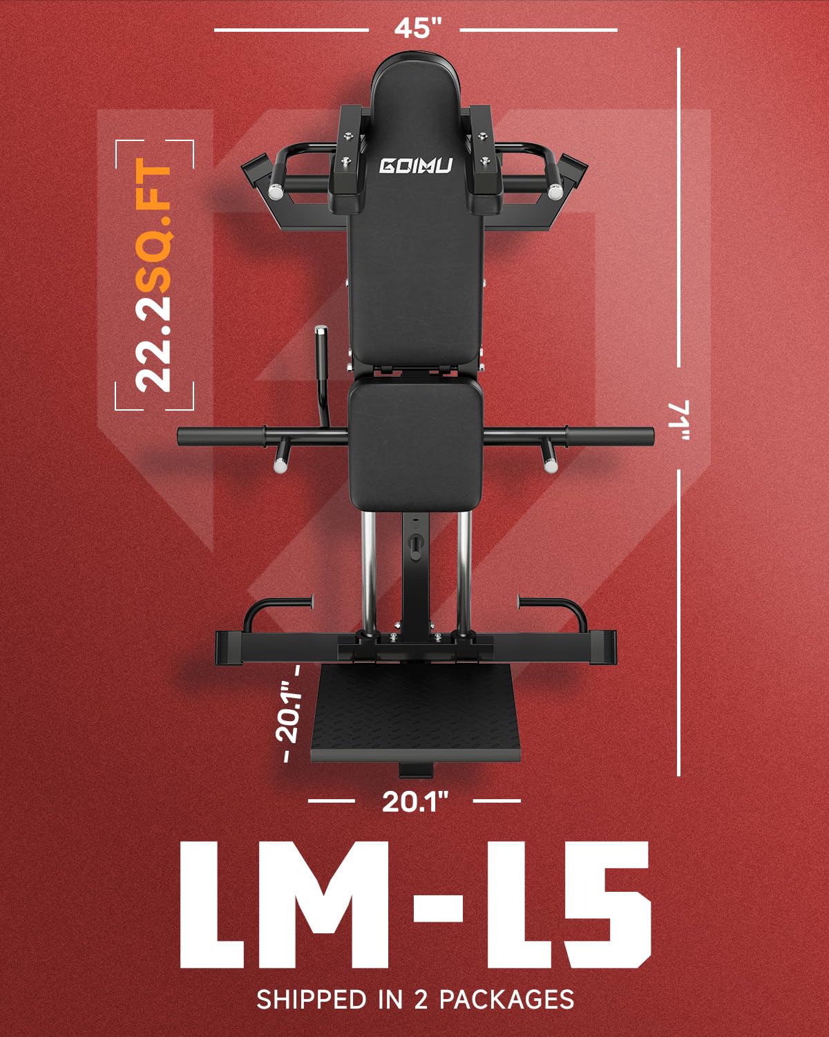 L5レッグプレスハックスクワットマシン、30度傾斜ホームジム - Home Gym With Leg Press のレビューと価格