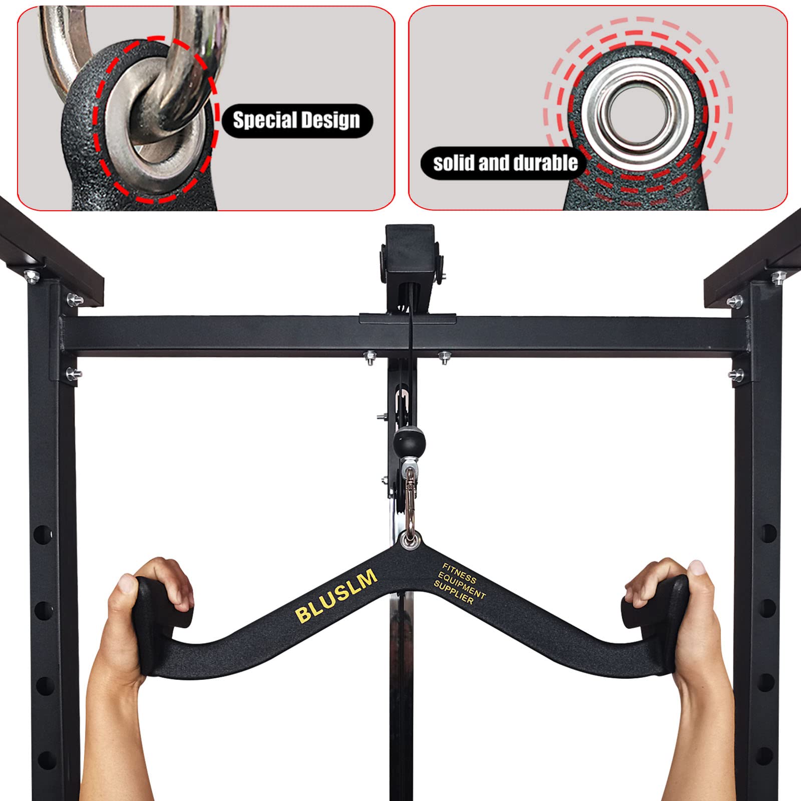 ホームジムフィットネスラットプルダウンハンドルグリップトレー - Home Gym Lat Pulldown のレビューと価格