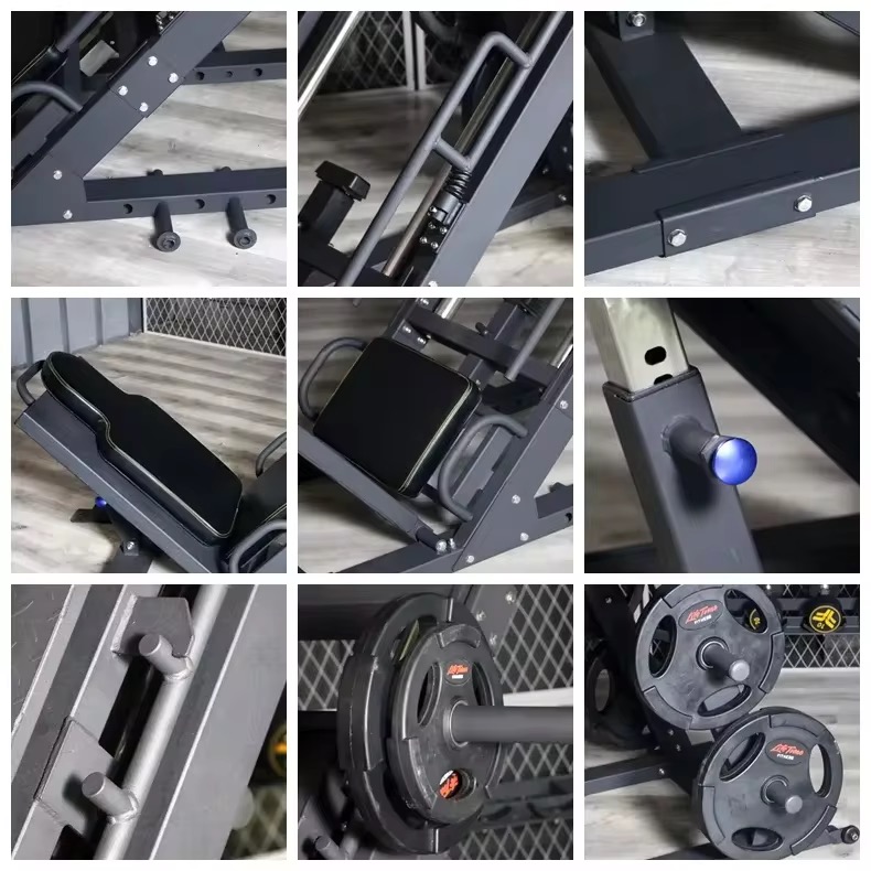業務用フィットネスジム機器 レッグプレス 45 ハックスクワ - Vertical Leg Press のレビューと価格