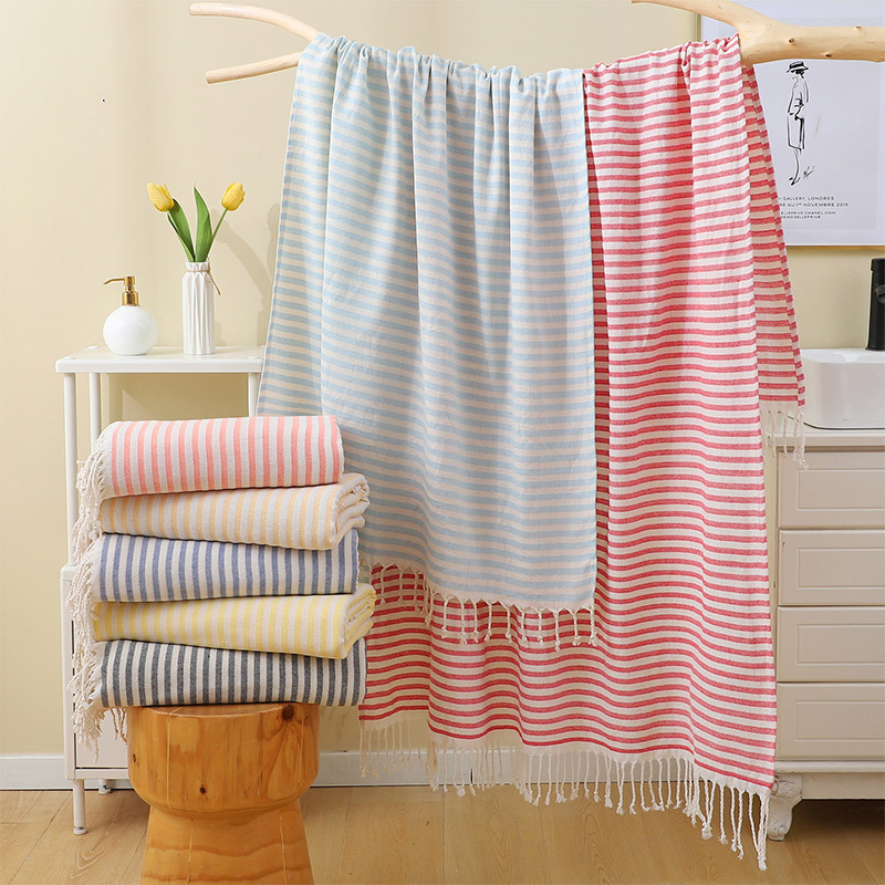 100 × 180 センチメートル綿トルコビーチタオルサウナ - Sauna Home Gym のレビューと価格