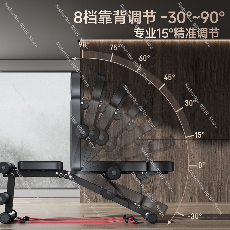ダンベルフィットネスチェア、多機能折りたたみ式ワークアウトベ - Home Gym Trainer のレビューと価格