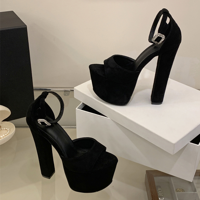 Liyke モデルショー セクシー エクストリーム ハイヒー - Ankle Strap Attachment のレビューと価格