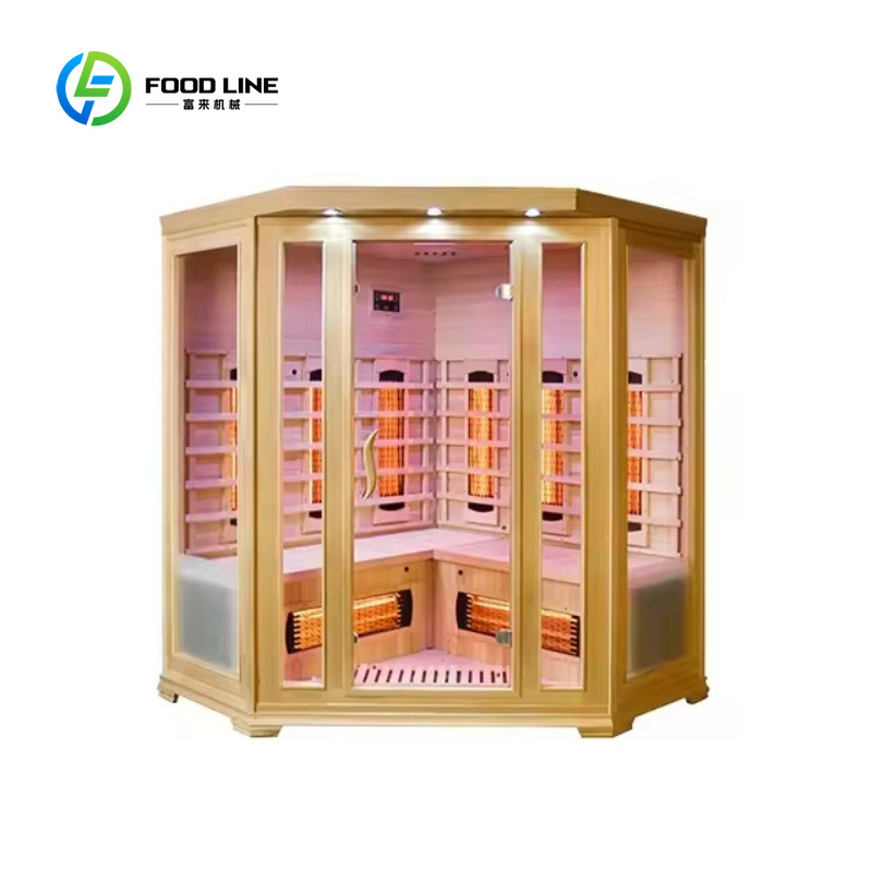 カスタマイズ可能な3～4人用フルスペクトル遠赤外線コーナーサ - Sauna Home Gym のレビューと価格