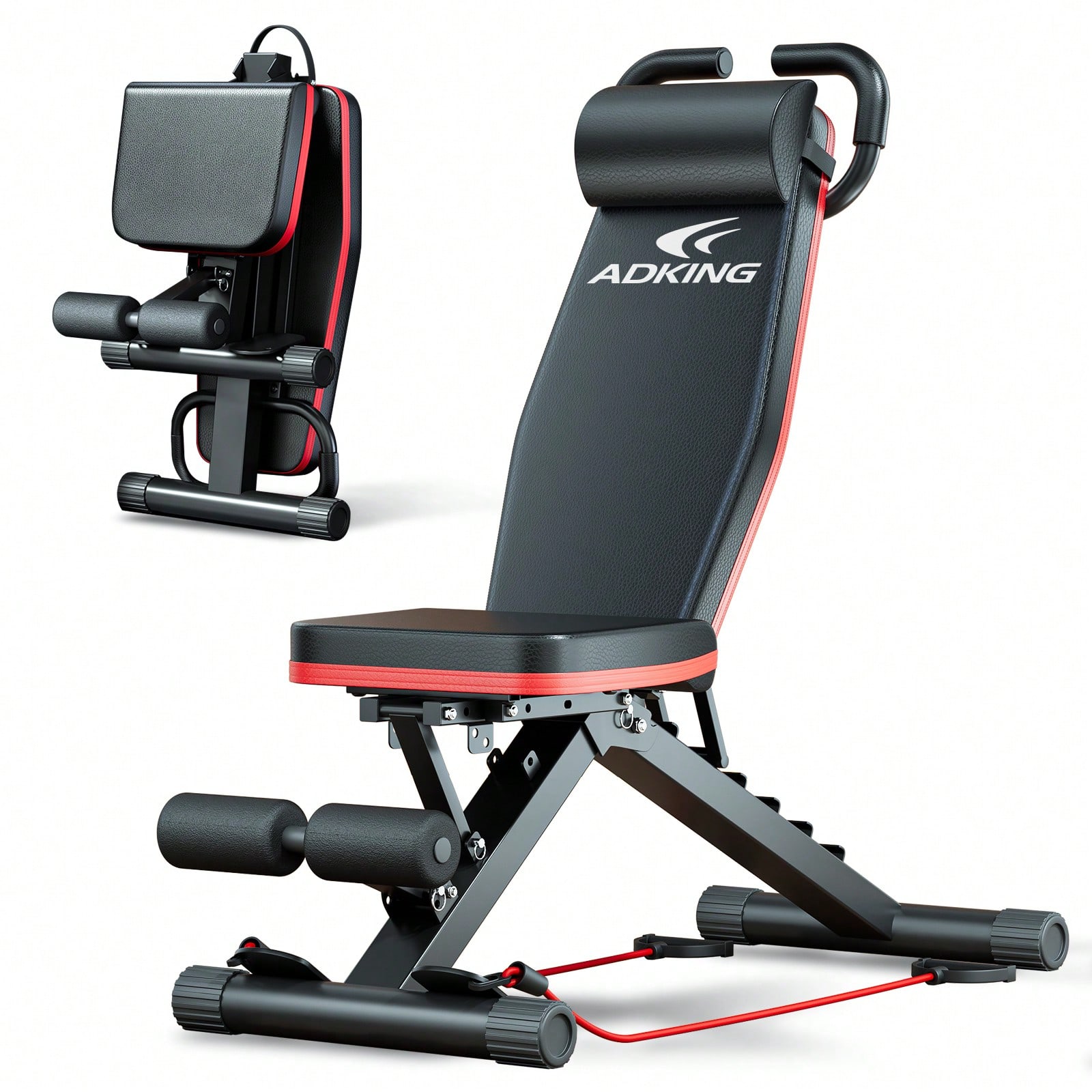 標準ウェイトベンチ、プレッチャーカールパッドとレッグデベロッ - Home Gym With Leg Press のレビューと価格