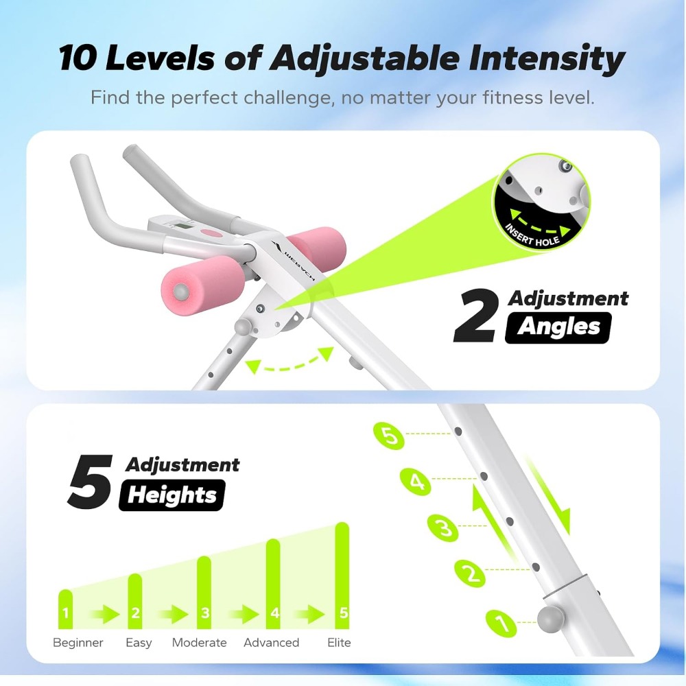 家庭用ジム向け調整可能な腹筋トレーナーマシン - 折りたたみ - Home Gym Trainer のレビューと価格