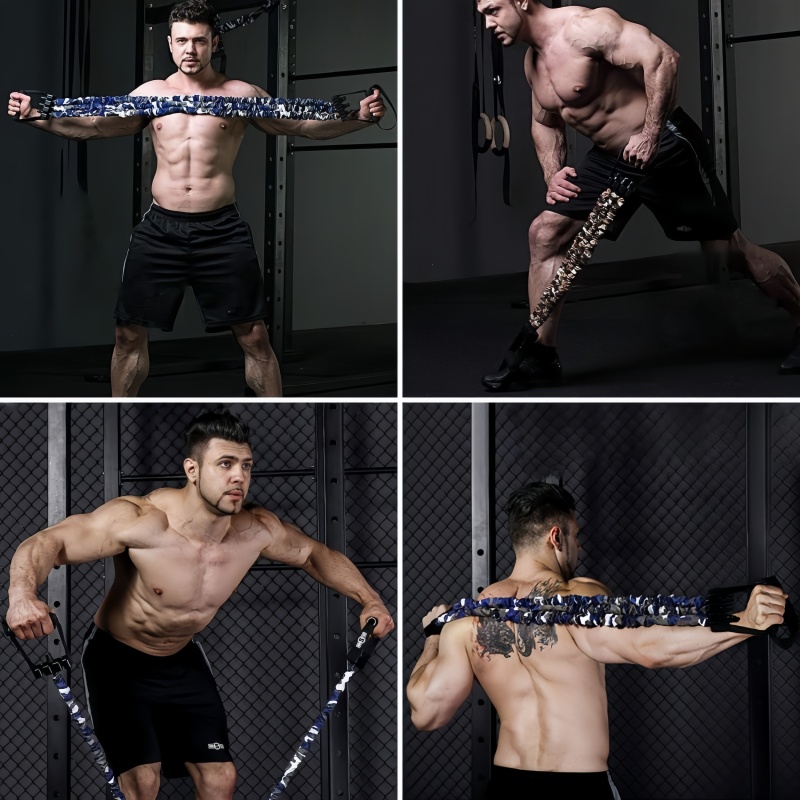 チェストエキスパンダー抵抗バンド弾性プルロープ筋力トレーナー - Home Gym Garden のレビューと価格