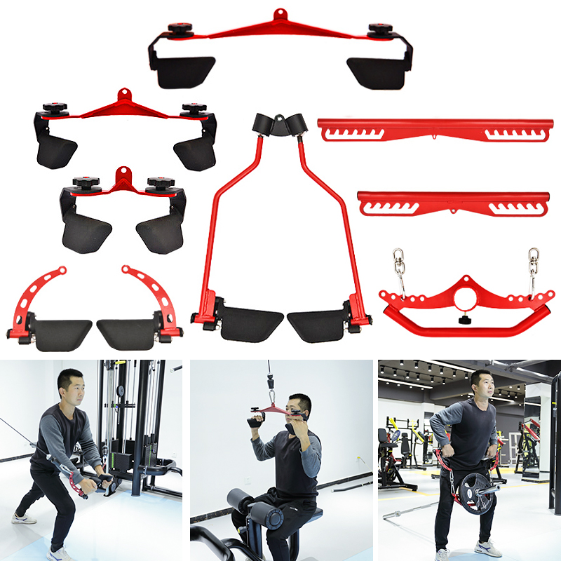 調整可能なフィットネスラットプルダウンバージムプーリーケーブ - Home Gym Lat Pulldown のレビューと価格