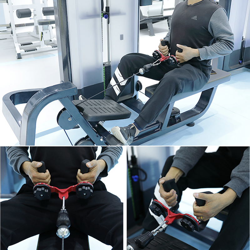 調整可能なフィットネスラットプルダウンバージムプーリーケーブ - Home Gym Lat Pulldown のレビューと価格