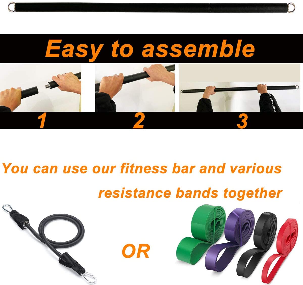 150ポンド フィットネス戦利品抵抗弾性バンドワークアウト  - Home Gym Garden のレビューと価格