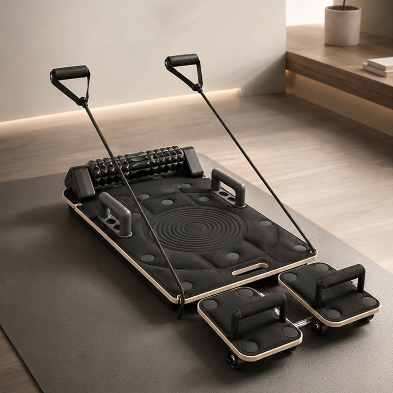 多機能折りたたみ式ピラティスコアトレーニングベッド ヨガワー - Home Gym No Equipment のレビューと価格