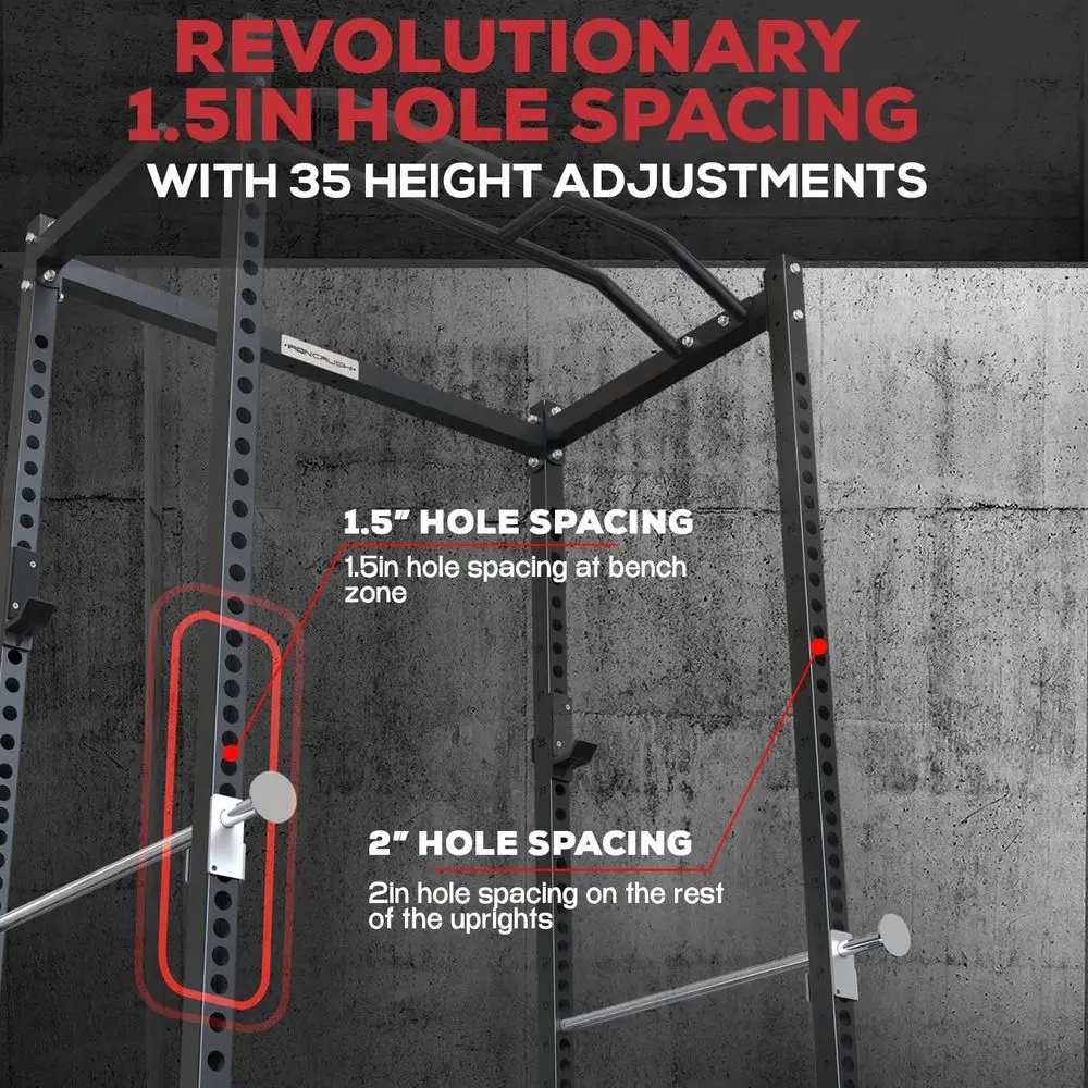 多機能スクワットラック（頑丈な安全バーとJフック付き）-オプ - Home Gym Lat Pulldown のレビューと価格